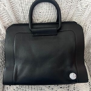 Vince Camuto Leather Satchel - Black